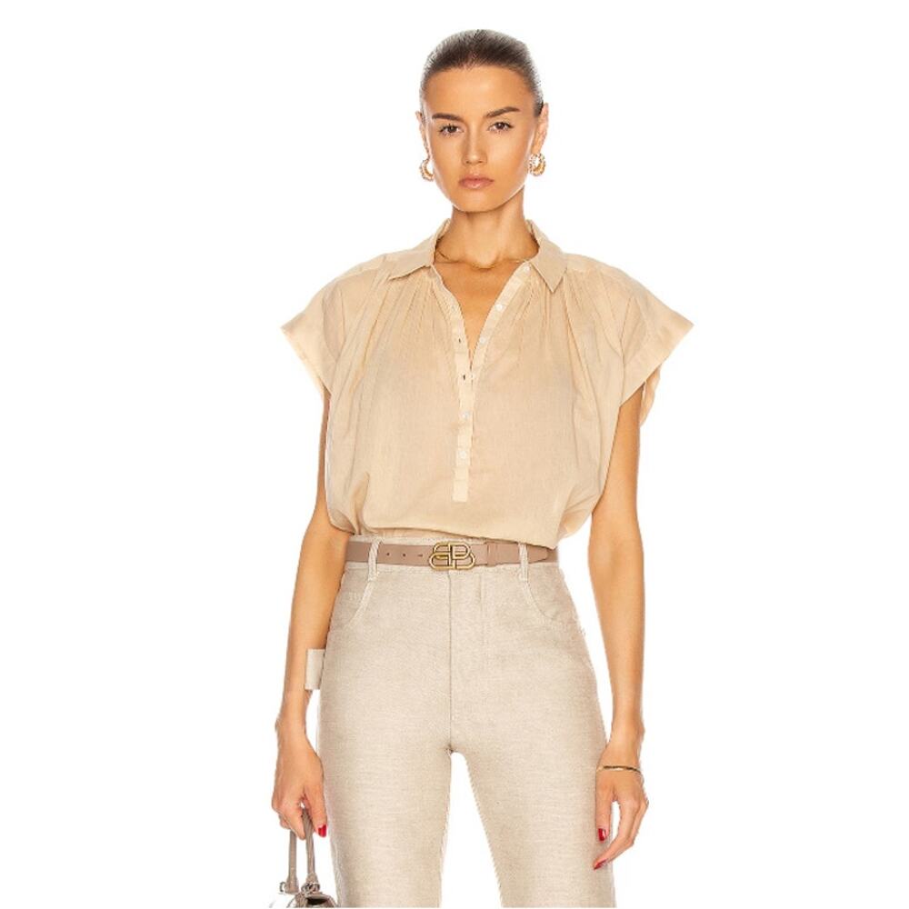 Nili Lotan Normandy Blouse Size Large